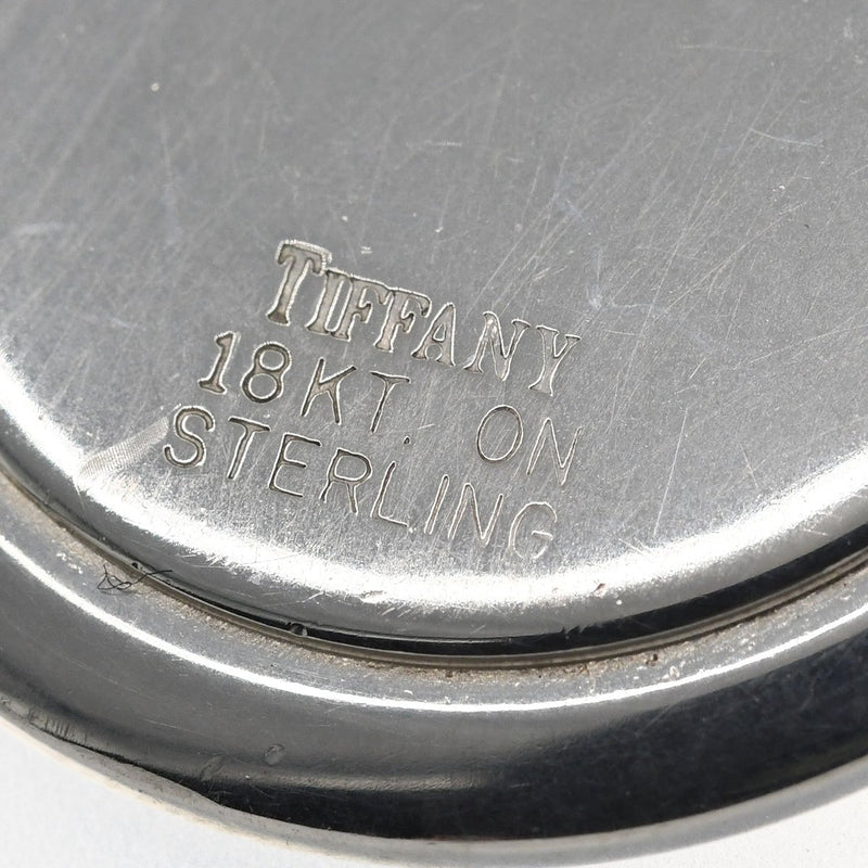 TIFFANY＆Co. ティファニー コイン プレート トップ ペンダント ネックレス 18KT STERLING コンビ 約11g 箱・保管袋有 H13796