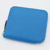 HERMES エルメス A刻印 TS 005 AU 財布 アザップコンパクトシルクイン ウォレット ブルー 箱有 H21801