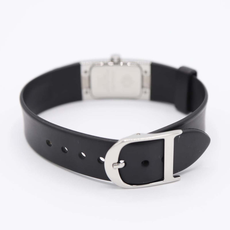 腕時計 稼働 Christian Dior ディオール D102-100 CF8549 クォーツ 黒文字盤 2025.6電池交換済 箱有 M1216