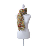 LOUIS VUITTON LV ルイヴィトン スカーフ モノグラム コットン100％ マルチカラー 服飾小物 H1097