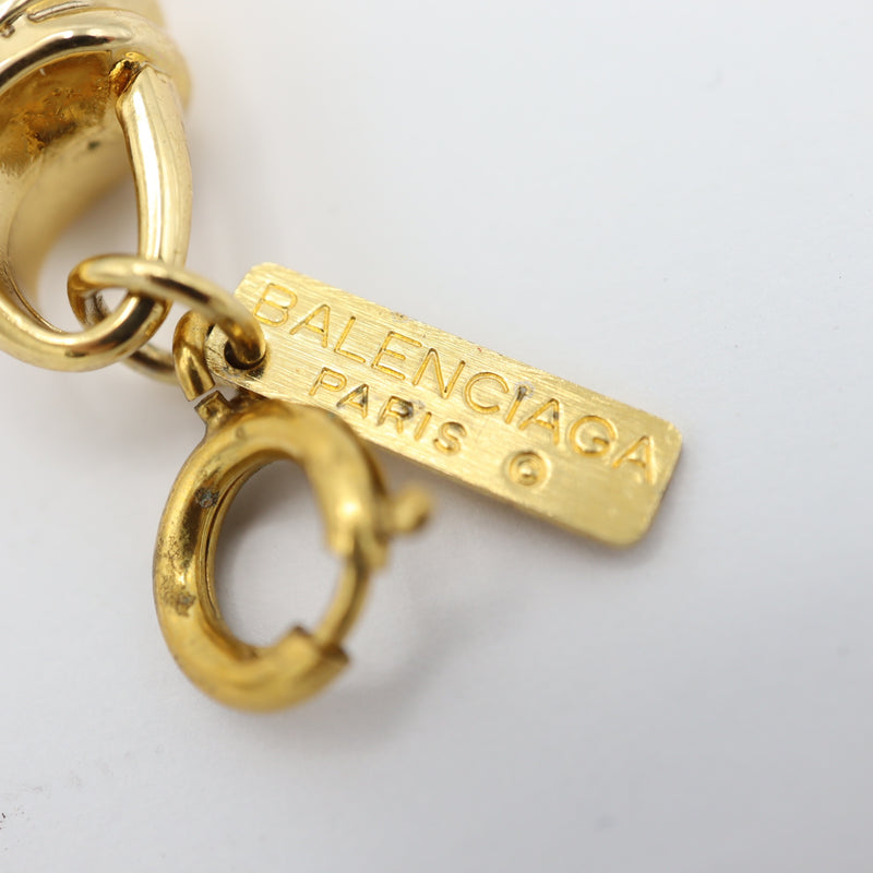 BALENCIAGA バレンシアガ チェーンブレスレット ブレス アクセサリー レディース GP ゴールドカラー eco1741