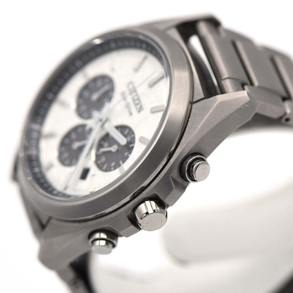 稼働 腕時計 CITIZEN シチズン アテッサ Eco-Drive エコドライブ B620-S114641 ソーラー 銀色文字盤 箱コマ有 H15523