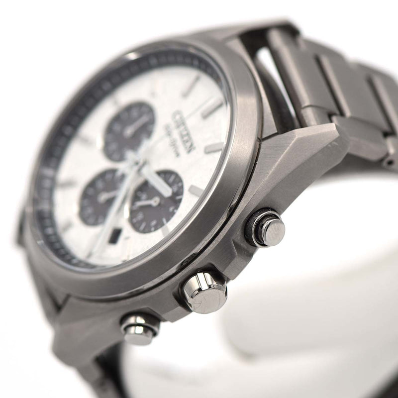 稼働 腕時計 CITIZEN シチズン アテッサ Eco-Drive エコドライブ B620-S114641 ソーラー 銀色文字盤 箱コマ有 H15523