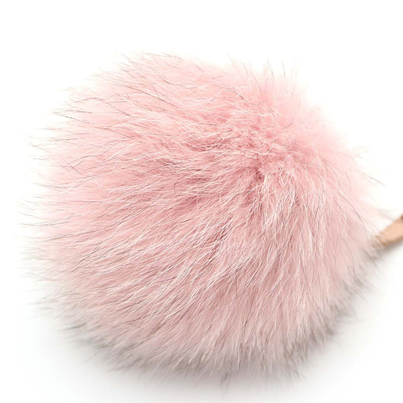 FENDI フェンディ チャーム ファー ポンポン バッグチャーム アクセサリー ブラウン ピンク 箱有 H7296