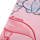 未使用 タグ付き HERMES エルメス ツイリー HERMES DRESS CODE エルメス ドレスコード ピンク シルク100% H15178