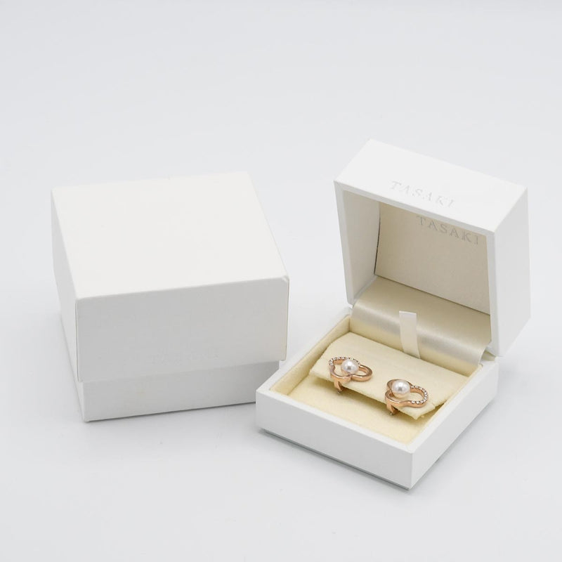仕上げ済 TASAKI タサキ イヤリング チャンツ 750 D0.09/0.09 パール 7.9g アクセサリー 箱有 H16960