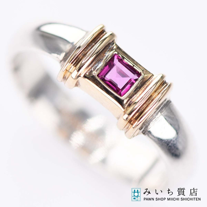 TIFFANY&Co. ティファニー リング SV925 14K ルビー 約3.4g コンビカラー アクセサリー 22k507-5