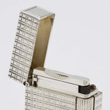 S.T.Dupont デュポン ガスライター LINE1S ライン1S ショート シルバーカラー 着火未確認 eco1526