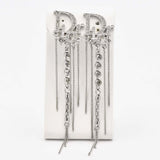 Christian Dior ディオール イヤリング Diorロゴ ラインストーン アクセサリー 袋有 H6928