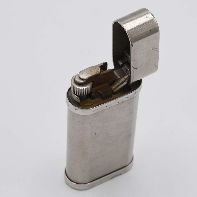 Cartier カルティエ ゴドロン ガスライター シルバーカラー オーバル型 喫煙具 着火未確認 eco1437