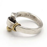 TIFFANY&Co. ティファニー リング フック＆アイ 11号 スターリングシルバー ゴールド K18 約4.8ｇアクセサリー H17922