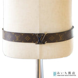LOUIS VUITTON ルイヴィトン LV ベルト M9821 38/95 ブラウン 服飾小物 メンズ H22635