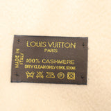 LOUIS VUITTON LV ルイヴィトン マフラー エシャルプジェラム M71287 ベージュ カシミア100％ 箱有 H18562