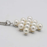 MIKIMOTO ミキモト ネックレス シルバー SV パール アクセサリー ケース有 H25511