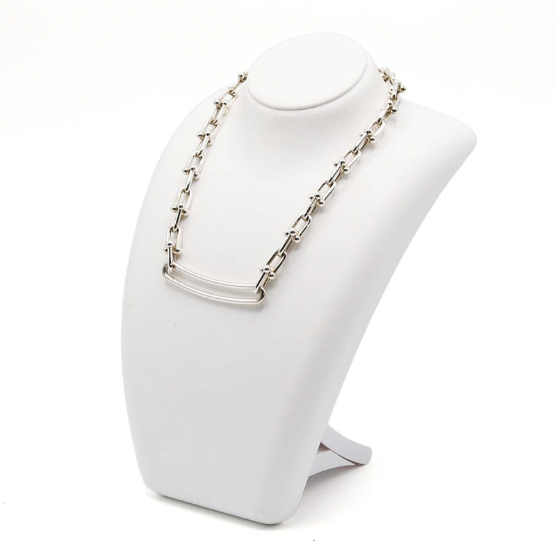 Tiffany&Co. ティファニー ハードウェア リンク ネックレス 925 チョーカー 79.5g  箱 ケース有 M3913