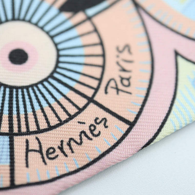 HERMES エルメス ツイリー サバンナのダンス スカーフ シルク100％ マルチカラー 服飾小物 H17898