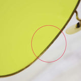 Ray-Ban レイバン B&L RAY-BAN U.S.A. サングラス アウトドアーズマン カリクローム 1/30 10K GO 度なし イエロー ケース 26k987-17