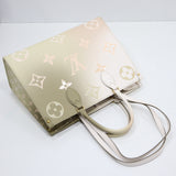 LOUIS VUITTON ルイヴィトン M20510 オンザゴーMM モノグラム スプリングインザシティ アンプラント 2way 鞄 袋有 H15714