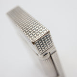 S.T.Dupont デュポン ガスライター ライン2 ダイヤモンドヘッド シルバーカラー 喫煙具 着火未確認 ケース有 eco1746