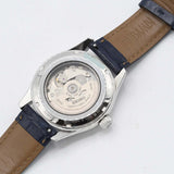 稼働 腕時計 SEIKO セイコー 6R15-03V0 PREASAGE プレサージュ デイト 自動巻 ネイビー色文字盤 箱・取説あり ベルト社外 H8574