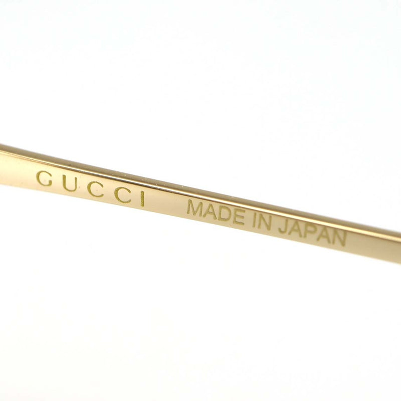 GUCCI グッチ サングラス GG0646S スクエア メタル グラデーション インターロッキングGロゴ ブラウン系 度なし 箱有 ok1161