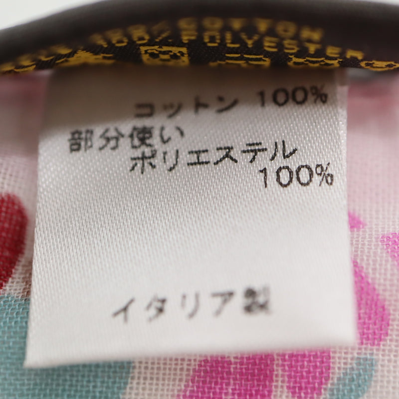 LOUIS VUITTON LV ルイヴィトン スカーフ タッセル 三角 花柄 LVロゴ ピンク 服飾小物 箱有 H2487