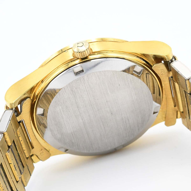 腕時計 稼働 OMEGA オメガ 166.0169 cal.1020 自動巻き デイデイト ゴールド色文字盤 メンズ 箱有 M1612