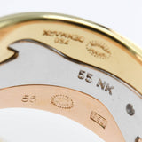 仕上済 GEORG JENSEN ジョージジェンセン フュージョンリング 指輪 #55 750 D入り 約15~15.5号 約17.5g ジュエリー eco358