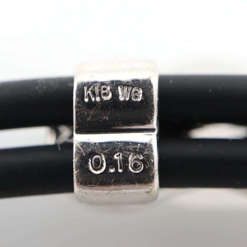 FOREVERMARK フォーエバーマーク ブレスレット エンコルディア ダイヤモンド D 0.16ct ホワイトゴールド K18WG 925 約5.3g アクセサリー H15415