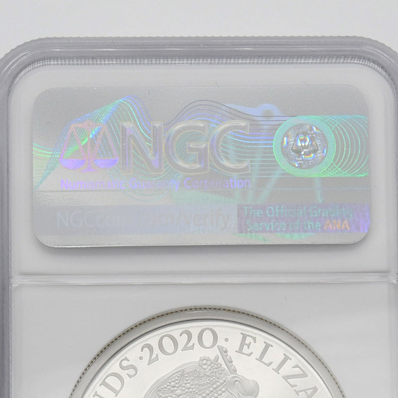 NGC FIRST DAY OF ISSUE PF70 ULTRA CAMEO 2020年 2オンス 5ポンド スリーグレイセス ケース有 23k644-1