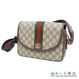 GUCCI グッチ オフィディア スモール ショルダーバッグ 722117 GGスプリーム キャンバス×レザー シェリーライン 袋あり H11011