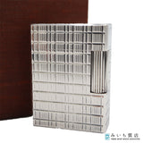 S.T.Dupont デュポン ライン1 ショート ガスライター 喫煙具 シルバーカラー 着火未確認 ケース有 eco1529