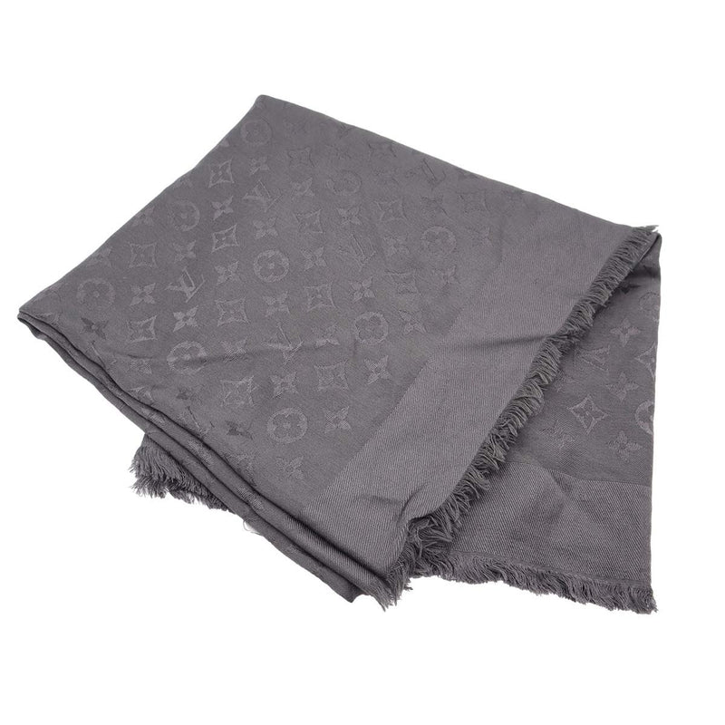 LOUIS VUITTON LV ルイヴィトン ストール マフラー グレー系 レディース 服飾小物 H19957