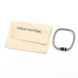 LOUIS VUITTON ルイヴィトン LV M63107 モノグラム エクリプス ブラスレ チェーン ブレスレット シルバーカラー H16674