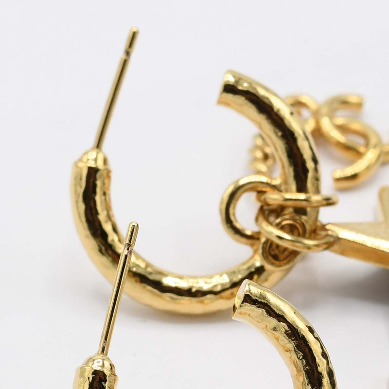 CHANEL シャネル ピアス スター 24C ココマーク ゴールドカラー