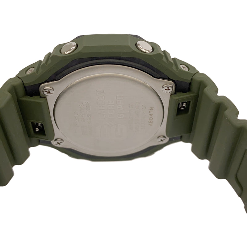 稼働 腕時計 CASIO カシオ GA2110-SU カーボンコアガード G-SHOCK クォーツ デジアナ 黒文字盤 箱・説明書あり 21s124-1