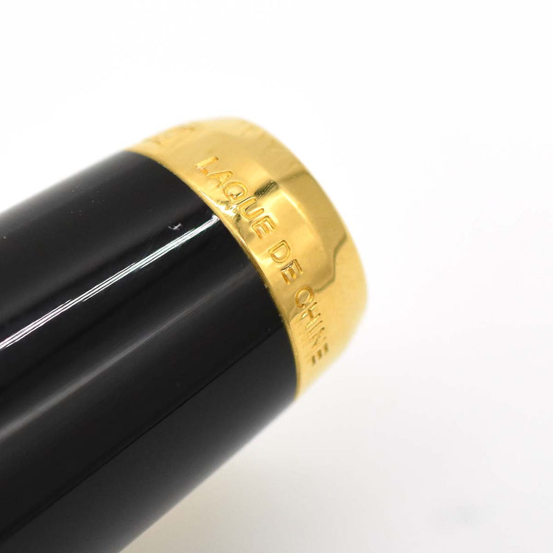 S.T. Dupont デュポン ボールペン シャープペンシル LAQUE DE CHINE ツイスト式 回転 黒 文房具 筆記確認済 H8169