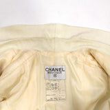 CHANEL シャネル セットアップ 20405 スーツ 白 コインボタン サイズ38 ヴィンテージ レディース J79