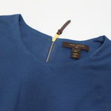 LOUIS VUITTON ルイ ヴィトン ノースリーブ ワンピース F5DR20JSV Mサイズ ブルー レディース M3880
