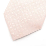 LOUIS VUITTON ルイヴィトン LV ネクタイ シルク100％ モノグラム ピンク 服飾小物 H20900