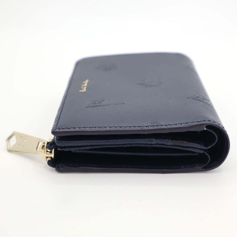 Paul Smith ポールスミス 財布 873584 P954 ポールドローイング ネイビー 二つ折り財布 小物 21k57-1