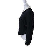 HERMES エルメス ジャケット リバーシブル S ブラック×ホワイト レディース 服 H21045