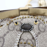 GUCCI グッチ グッチョリシリーズ GG レア キーリング ブルドック アニマル キーチャーム H15891-1