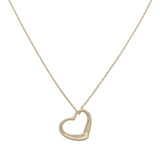 TIFFANY&Co ティファニー オープンハート ネックレス SV シルバー アクセサリー エルサペレッティ 重量約1.7g H11929