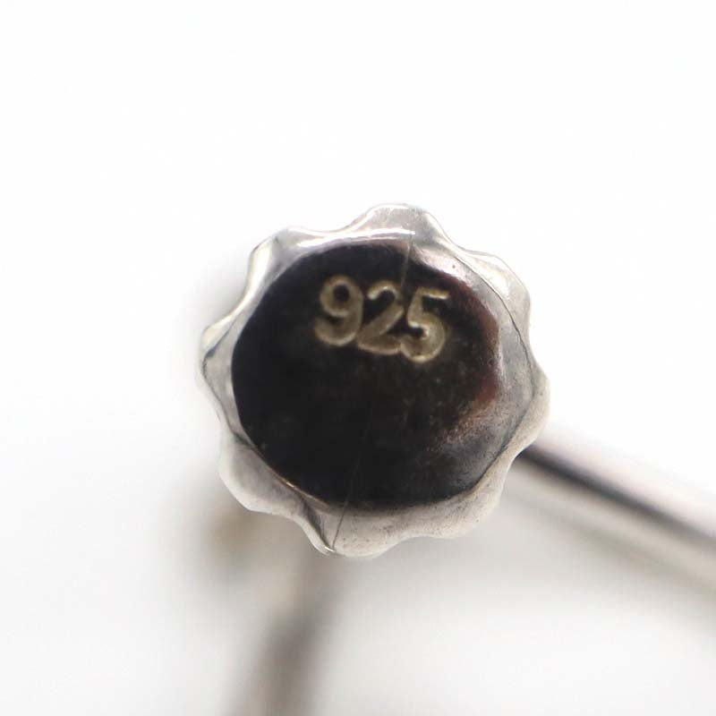 Georg Jensen ジョージジェンセン イヤリング ドロップ シルバー 925 約4.8g アクセサリー maki409-2