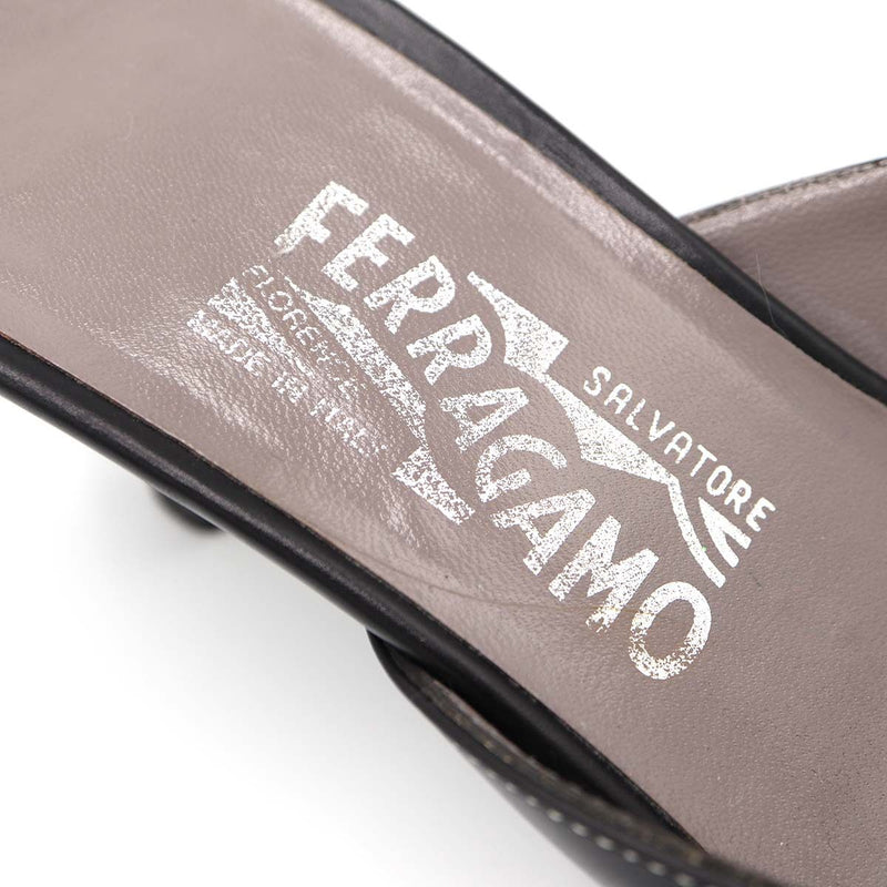 Salvatore Ferragamo フェラガモ ポインテッドトゥ パンプス ミュール 靴 サイズ8C 25cm 箱有 H12688-7