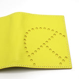 未使用品 HERMES エルメス エブリン カードケース シェーブル LIME 2011年製造 □O刻 箱 Hロゴ ライムカラー H9797