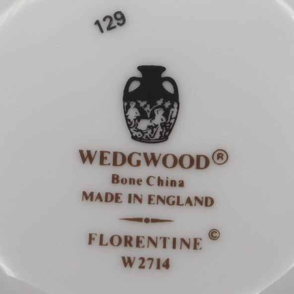 WEDGWOOD ウェッジウッド カップ&ソーサー 5客セット フロレンティーン ターコイズカラー 食器 洋食器 H18976