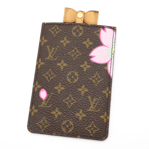 LOUIS VUITTON ルイヴィトン LV 村上隆 M92018 ミラー エテュイ・ミロワール モノグラム チェリーブロッサム H5734