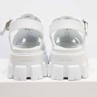 プラダ PRADA スポーティ フォームラバー サンダル 9 ホワイト